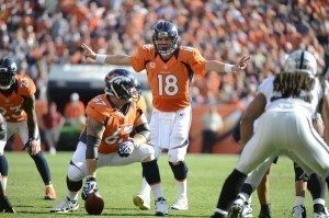 Peyton Manning Broncos vs. Raiders